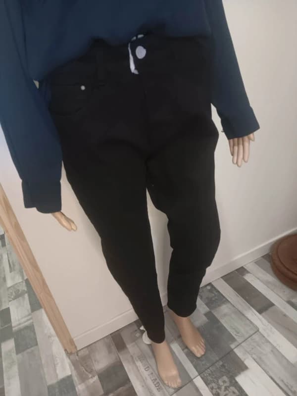 Pantalon noir slim femme – Taille 50